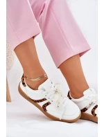 Nízké Dámské Tenisky S Krajkou Panthera Bílé Zielle