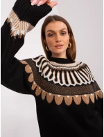 Svetr LC SW 0342.06X černá Svetr LC SW 0342.06X černá