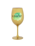 Personalizovaná sklenička na víno - Akvarelový otisk