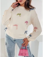 Dámský svetr v velikosti beige Dstreet model 21982131 - FashionStreet