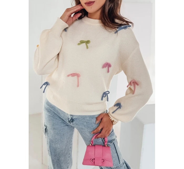 Dámský svetr v velikosti beige Dstreet model 21982131 - FashionStreet