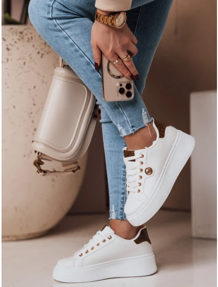 Dámské tenisky na platformě RIFII khaki FashionStreet ZY0686