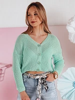 Dámský oversize žebrovaný svetr SWEETDREAM mint FashionStreet MY2458