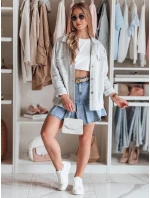 džínová mini sukně s volánky MIRABELL modrá FashionStreet CY0506