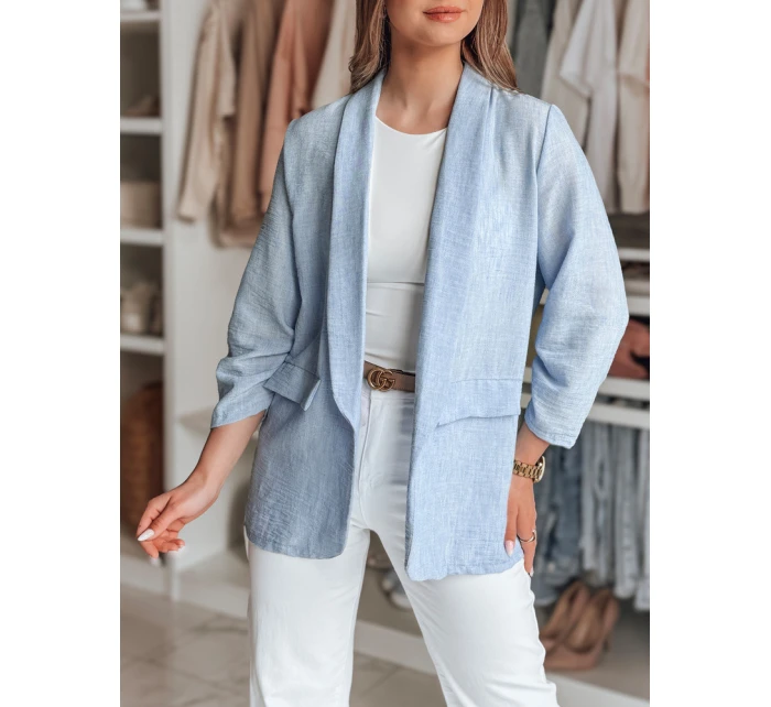 Dámská oversize bunda SOFT LOVE modrá FashionStreet PY0132