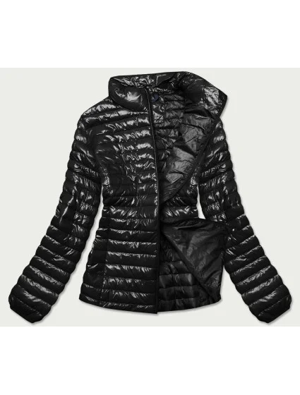Černá lesklá dámská prošívaná bunda model 16994018 - MINORITY