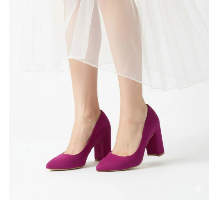 Semišové lodičky Sergio Leone 1339 W SK428B