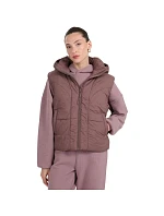 Dámská vesta 4F F299 tmavě hnědá 4FWAW25TVJAF299 80S