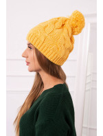fleecová čepice žlutá model 18750937 - K-Fashion