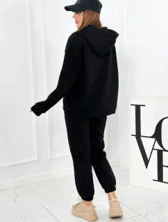 Izolovaná bavlněná souprava, mikina + kalhotami Brooklyn černý