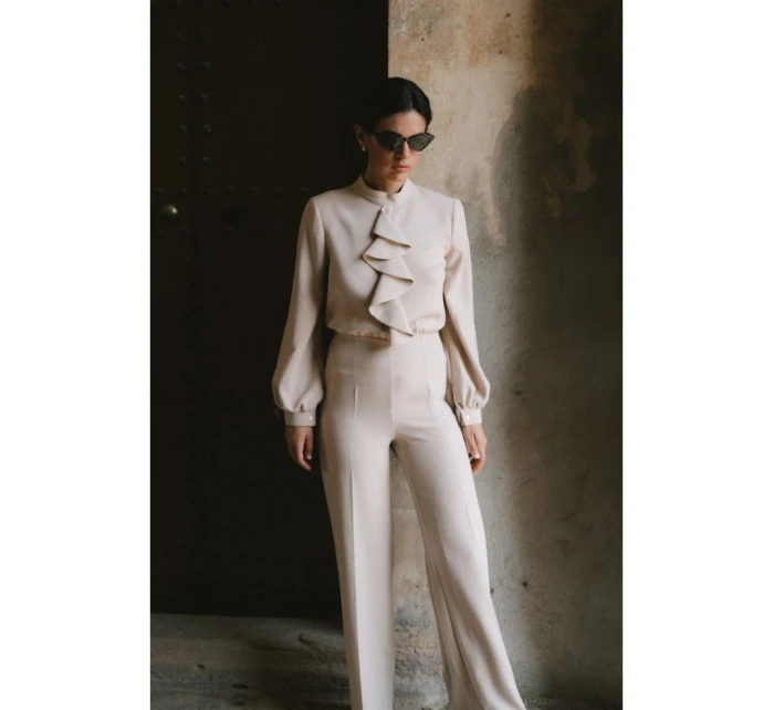 S420 Kombinéza s volánem - béžová S420 Kombinéza s volánem - béžová