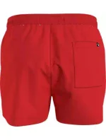 Pánské plavky SHORT DRAWSTRING KM0KM00967 XM9 červvené - Calvin Klein