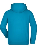 JN 47 Mikina s kapucí model 22524621 turquoise - Daiber
