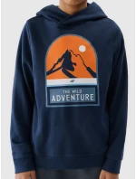 Chlapecká mikina 4F - tmavě modrá