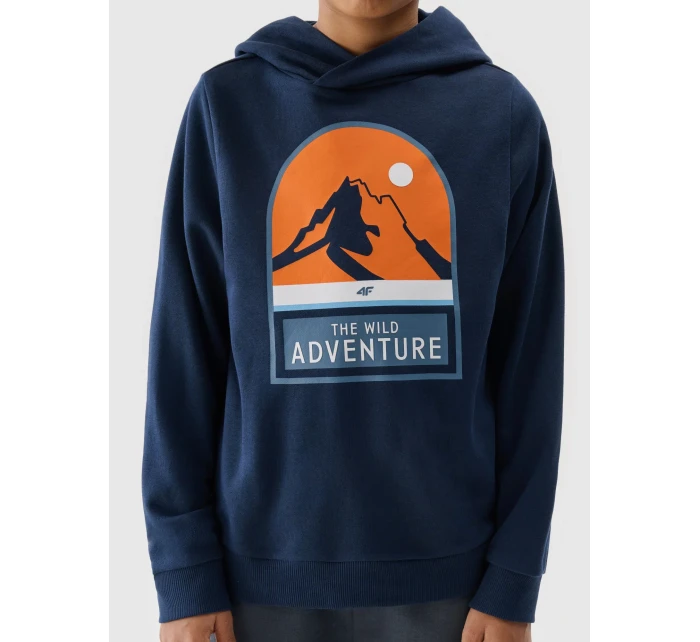 Chlapecká mikina 4F - tmavě modrá