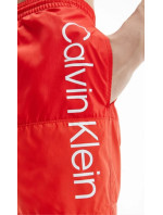 Pánské koupací kraťasy - KM00729 XNL - červená - Calvin Klein
