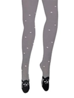 KIDDY - Vzorované punčocháče 2-6 leté dívky HNĚDOKALOVÉ 116-122