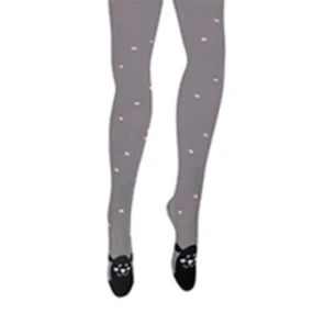 KIDDY - Vzorované punčocháče 2-6 leté dívky HNĚDOKALOVÉ 116-122