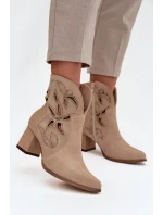 Boty na podpatku  model 219134 Step in style