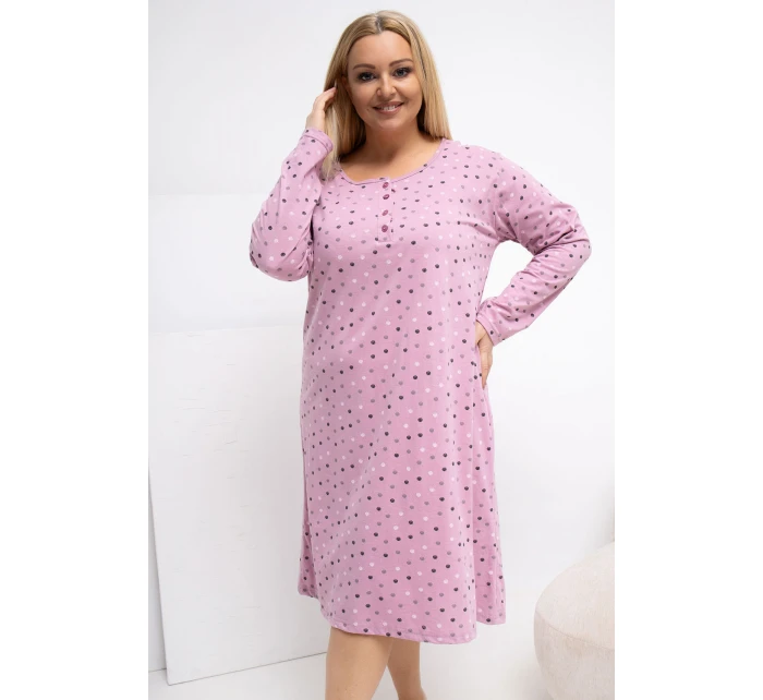 Noční košile Plus Size model 223303 Forever Pink Noční košile Plus Size model 223303 Forever Pink