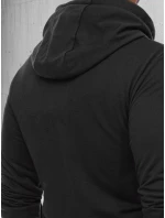 Pánská černá mikina Dstreet BX5130 Pánská černá mikina Dstreet BX5130