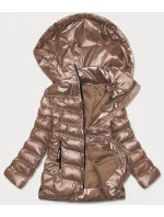 Světle hnědá prošívaná bunda pro přechodné období model 17144761 - S'WEST