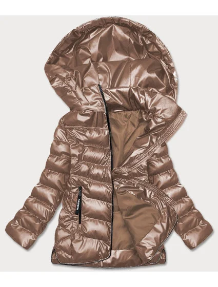 Světle hnědá prošívaná bunda pro přechodné období model 17144761 - S'WEST