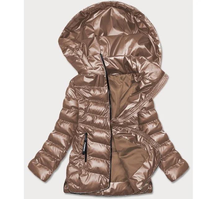 Světle hnědá prošívaná bunda pro přechodné období model 17144761 - S'WEST