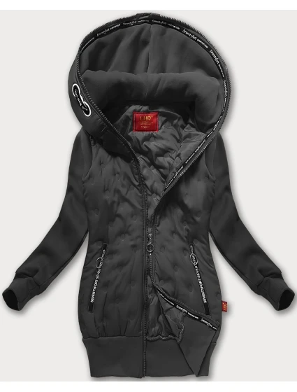 Dámská v grafitové barvě s kapucí model 21240192 - LHD