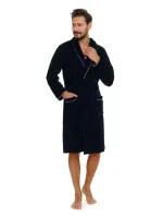 Pánský župan 6063 dark blue plus