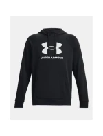 Mikina Under Armour Rival Fleece Logo Hoodie - černá/bílá