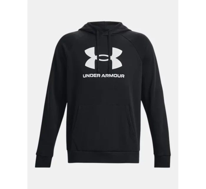 Mikina Under Armour Rival Fleece Logo Hoodie - černá/bílá