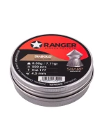 4,5 mm RANGER Diabolo Classic Sharp Grooved Spitzer 500 kuliček 0,50 g