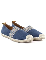 Dámské polobotky espadrille modré Potocki PY16373 Dámské polobotky espadrille modré Potocki PY16373