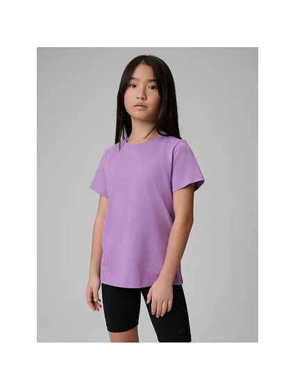 Dívčí hladké tričko 4F 4FJRSS26TTSHF3554-12S dětské