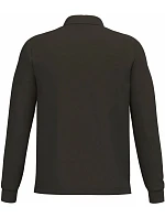 K 243 Pánské piqué polo s dlouhým rukávem model 22506947 dark khaki - Kariban
