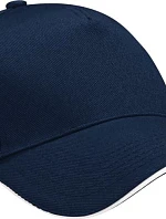 Beechfield B 15C 5 panelová sandwich kšiltovka 53.015C french navy/white