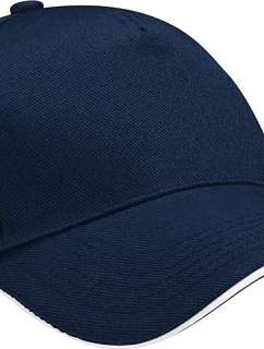 Beechfield B 15C 5 panelová sandwich kšiltovka 53.015C french navy/white
