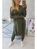 Sada mikin s delší stranou khaki barvy