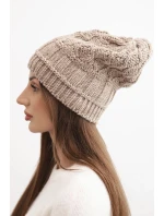 Čepice s fleecem Marta K231 tmavě béžová