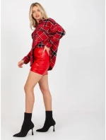 Košile DN KS 3997.08 černá a červená