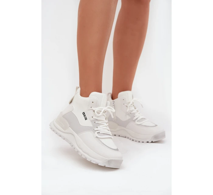 Dámská sportovní obuv na platformě Big Star – bílá Dámská sportovní obuv na platformě Big Star – bílá