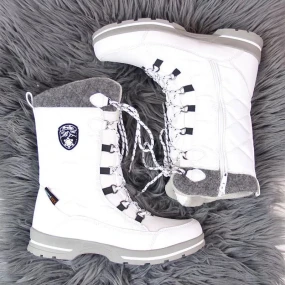 Dámské sněhule SN08/23  AM516B Bílá - American Club