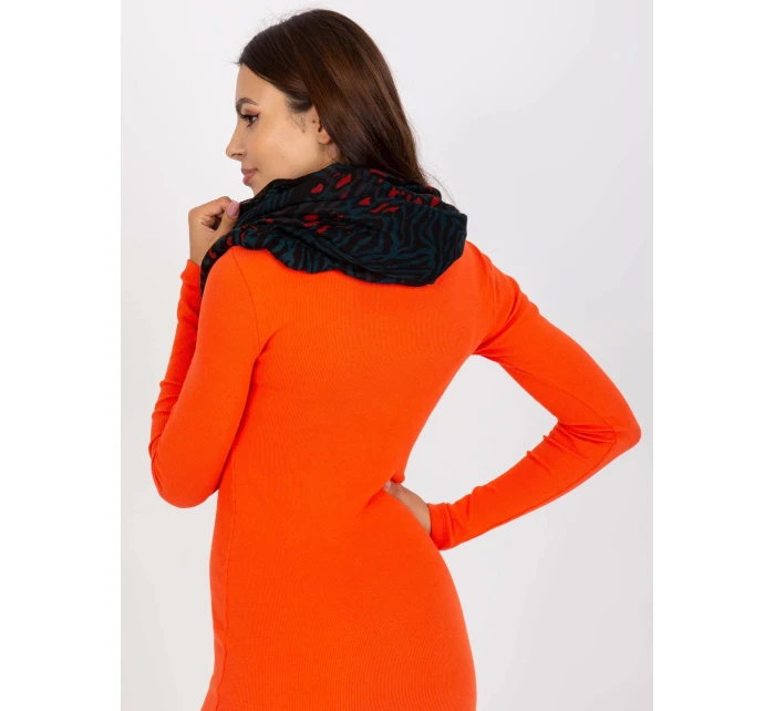 Dámský šátek AT KM S 6221 Tmavě modrá vzor - FPrice