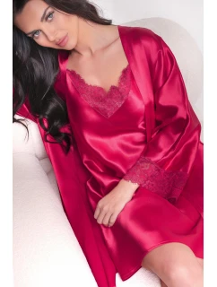 SATÉNOVÁ KOŠILE 006 RED VELVET