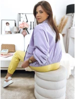 Dámská oversize bunda fialová Dstreet model 21967916 - FashionStreet