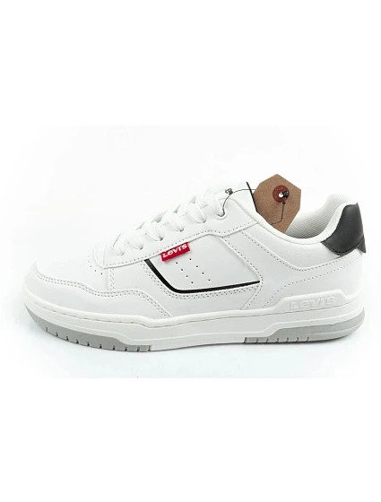 Dětská obuv Levi's sportovní John model 22074050 bílá pohodlná módní - Levis Dětská obuv Levi's sportovní John model 22074050 bílá pohodlná módní - Levis