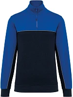 404 Pracovní mikina s 1/4 zipem blue model 22514124 - WK 404 Pracovní mikina s 1/4 zipem blue model 22514124 - WK