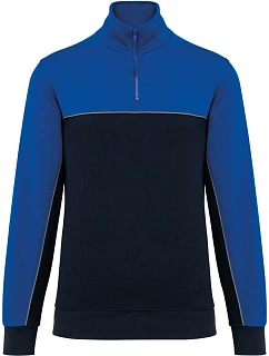 404 Pracovní mikina s 1/4 zipem blue model 22514124 - WK