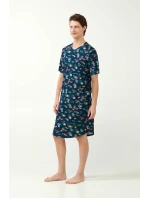 Vamp - Pánská noční košile s potiskem 21616 - Vamp Vamp - Pánská noční košile s potiskem 21616 - Vamp